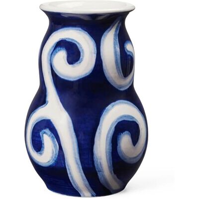 Vaso Tulle di Kähler - Blu - 13cm - Decorazione Moderna Artistica Vaso Tulle di Kähler - Blu - 13cm - Decorazione Moderna Artistica