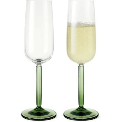 Kähler Hammershøi Champagnergläser - Grün 240ml Set Kähler Hammershøi Champagnergläser - Grün 240ml Set