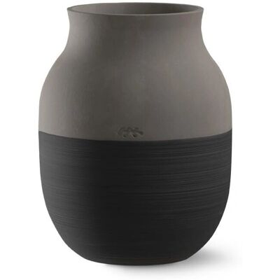 Kähler Omaggio Circulare vase - 20cm, Antrasitt Kähler Omaggio Circulare vase - 20cm, Antrasitt