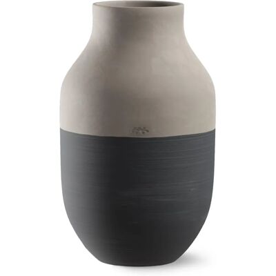 Kähler Design Omaggio Circulare Vase - 31cm - Antrasittgrå Kähler Design Omaggio Circulare Vase - 31cm - Antrasittgrå