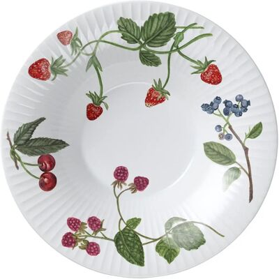 Kähler - Hammershøi Summer 21 cm - Vit - Summer Berries - Tallrik Kähler - Hammershøi Summer 21 cm - Vit - Summer Berries - Tallrik
