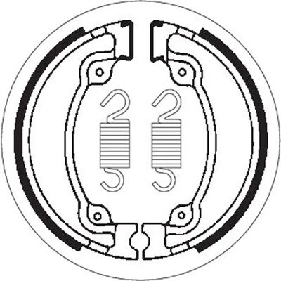 SBS - 2026 - 130 30 - Brake pads SBS - 2026 - 130 30 - Brake pads