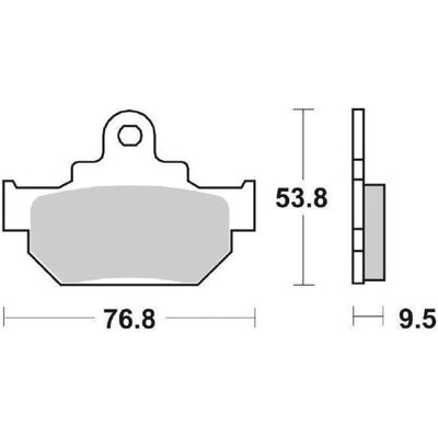 Sbs Pastillas de freno 582HF - Brake Pads Sbs Pastillas de freno 582HF - Brake Pads