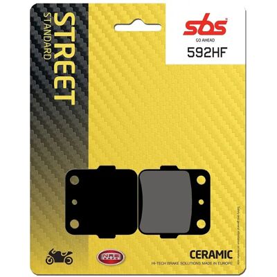 Pastiglie freno Sbs 592HF - Ceramica, Nero Pastiglie freno Sbs 592HF - Ceramica, Nero