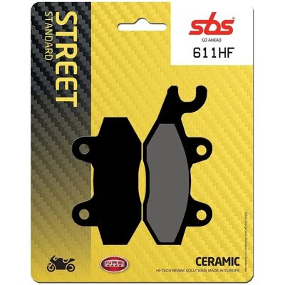 Sbs Go Ahead 611HF Brake Pads - Brake Type: Ceramic Sbs Go Ahead 611HF Brake Pads - Brake Type: Ceramic