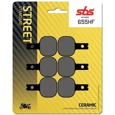 Pastillas de Freno SBS 655HF Cerámicas - Para Pinzas ISR Pastillas de Freno SBS 655HF Cerámicas - Para Pinzas ISR