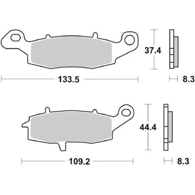 Pastiglie freno SBS 704HF - Ricambi moto Pastiglie freno SBS 704HF - Ricambi moto