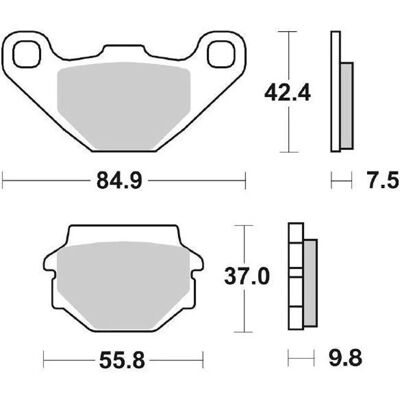 Pastiglie freno SBS 546 SI - Freni Pastiglie freno SBS 546 SI - Freni