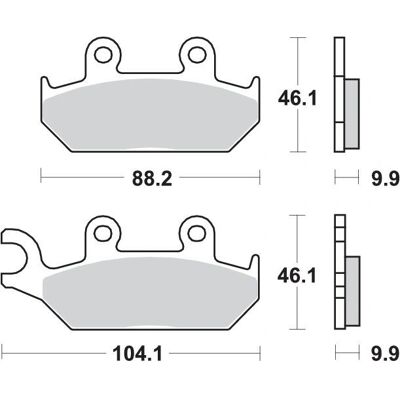 Pastillas de Freno Sbs Go Ahead 650HS - Pastillas de freno Pastillas de Freno Sbs Go Ahead 650HS - Pastillas de freno