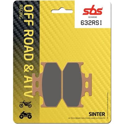 Plaquettes de frein SBS 632RSI Sinter - Performance tout-terrain - Publicité Plaquettes de frein SBS 632RSI Sinter - Performance tout-terrain - Publicité