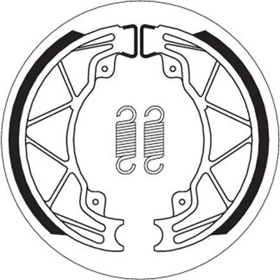 SBS 2205 Brake Shoes - Compatible with Aprilia 125 Habana SBS 2205 Brake Shoes - Compatible with Aprilia 125 Habana
