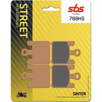 Pastillas de freno SBS 788HS - Alto rendimiento deportivo Pastillas de freno SBS 788HS - Alto rendimiento deportivo