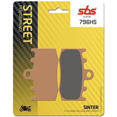 Sbs Go Ahead 796HS Brake Pads - Sintered Metal Sport Sbs Go Ahead 796HS Brake Pads - Sintered Metal Sport