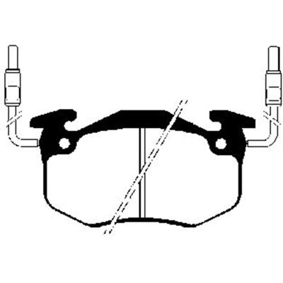 Nk Peugeot 205 Vorderbremsbeläge - Bremsbelagsatz - WVA 20634/18 Nk Peugeot 205 Vorderbremsbeläge - Bremsbelagsatz - WVA 20634/18
