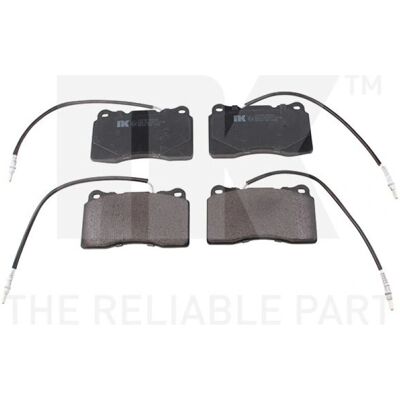 Nk Modell 223738 Vorderachse Bremsbelagsatz für Citroën C8, Fiat Ulysse, Lancia - Bremsbeläge Nk Modell 223738 Vorderachse Bremsbelagsatz für Citroën C8, Fiat Ulysse, Lancia - Bremsbeläge
