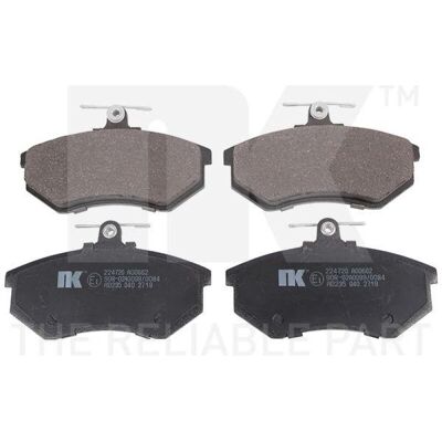 Nk Modell 224720 Bremsbeläge Satz für VW Corrado Passat Scirocco Nk Modell 224720 Bremsbeläge Satz für VW Corrado Passat Scirocco