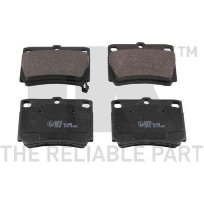 Mitsubishi MN10262 Bremsbelagsatz - Hinterachse Mitsubishi MN10262 Bremsbelagsatz - Hinterachse