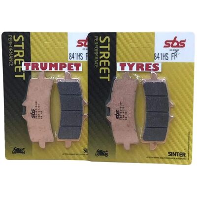 Plaquettes de frein SBS 841HS Métal Sinter - Pièces moto - Publicité Plaquettes de frein SBS 841HS Métal Sinter - Pièces moto - Publicité