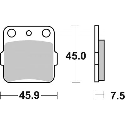 SBS Zilveren Carbon Remblokken - 592CS - Compatibel met Honda, Kawasaki, Yamaha SBS Zilveren Carbon Remblokken - 592CS - Compatibel met Honda, Kawasaki, Yamaha