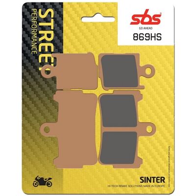 Pastillas de freno SBS 869HS de Sinter para Motos Pastillas de freno SBS 869HS de Sinter para Motos