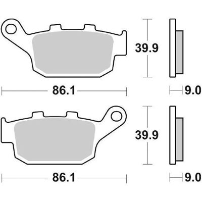 SBS 881LS Metal Sinter Brake Pads - Motorcycle Brake Replacement SBS 881LS Metal Sinter Brake Pads - Motorcycle Brake Replacement