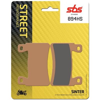 SBS 894 HS Evo Sinter Brake Pads - Motorcycle Parts SBS 894 HS Evo Sinter Brake Pads - Motorcycle Parts