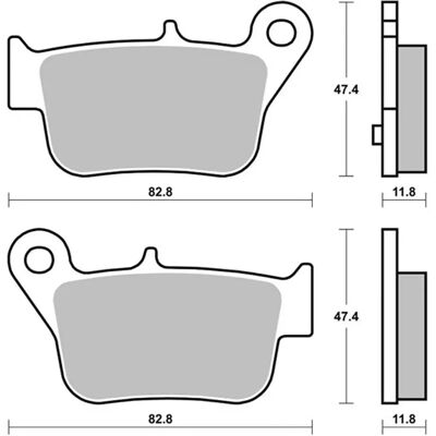 Pastillas de freno SBS 218MS - Moto Pastillas de freno SBS 218MS - Moto