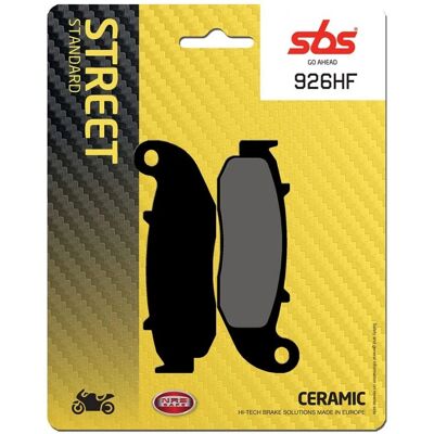 Pastillas de freno de cerámica SBS 926HF - Repuesto para moto Pastillas de freno de cerámica SBS 926HF - Repuesto para moto