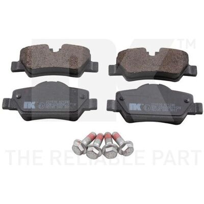 Nk Mini Bremsbeläge - Modell 221570 - Hinterachse Nk Mini Bremsbeläge - Modell 221570 - Hinterachse