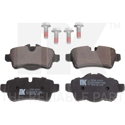 Nk Mini Hinterachse Bremsbeläge Satz - Kompatibel mit Mini 221543 Nk Mini Hinterachse Bremsbeläge Satz - Kompatibel mit Mini 221543