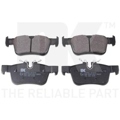 Nk Volvo Bremsbeläge Hinterachse - Bremsbelagsatz für Volvo S60, S90, V60, V90, XC60 Nk Volvo Bremsbeläge Hinterachse - Bremsbelagsatz für Volvo S60, S90, V60, V90, XC60