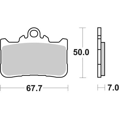 Sbs 994hs Sintered Front Brake Pads - Pastillas de freno Sbs 994hs Sintered Front Brake Pads - Pastillas de freno