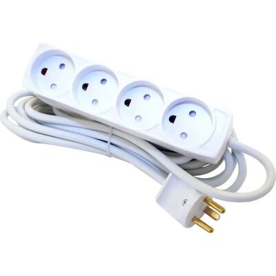 Deltaco 8532126 Verlängerungskabel 5m 4 Steckdosen - Power Extension Cord Deltaco 8532126 Verlängerungskabel 5m 4 Steckdosen - Power Extension Cord