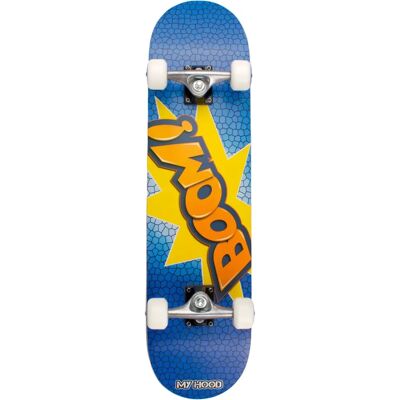 My Hood Boom Skateboard - Ahorn - Blau, Orange, Gelb - Skateboard My Hood Boom Skateboard - Ahorn - Blau, Orange, Gelb - Skateboard