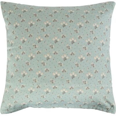 By Night Turkis Bomullsatin Putevar - 60x63 cm By Night Turkis Bomullsatin Putevar - 60x63 cm