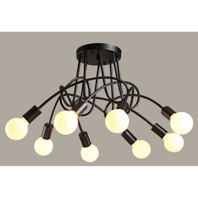 WOTTES Lámpara de Techo Moderna de 8 Luces - Aplique de Techo WOTTES Lámpara de Techo Moderna de 8 Luces - Aplique de Techo