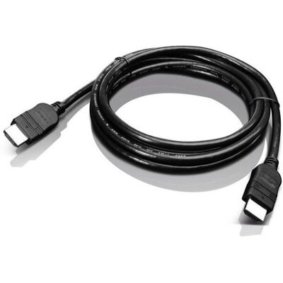 Lenovo HDMI-zu-HDMI-Kabel - 2m - Schwarz - HDMI Kabel Lenovo HDMI-zu-HDMI-Kabel - 2m - Schwarz - HDMI Kabel