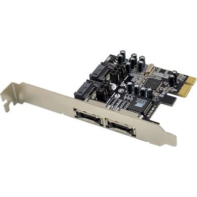 MicroConnect - MC-PCIE-SATAII6G - PCIe SATA-kontrollerkort MicroConnect - MC-PCIE-SATAII6G - PCIe SATA-kontrollerkort