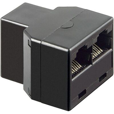 MicroConnect MPK302B Nettverksplitter - Svart MicroConnect MPK302B Nettverksplitter - Svart