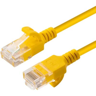 MicroConnect - V-UTP6A03Y-SLIM - Jaune - 3 m - Câble réseau - Publicité MicroConnect - V-UTP6A03Y-SLIM - Jaune - 3 m - Câble réseau - Publicité
