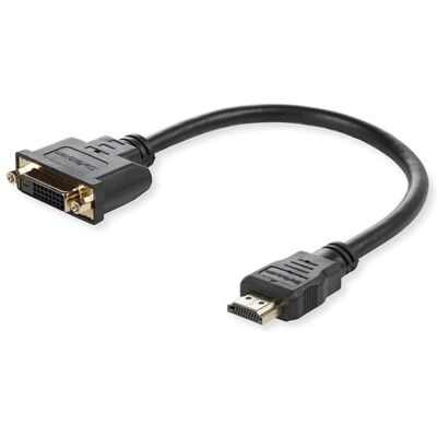 MicroConnect - HDMI-DVI 15cm - HDMI-Mâle - DVI-D - Adaptateur - Publicité MicroConnect - HDMI-DVI 15cm - HDMI-Mâle - DVI-D - Adaptateur - Publicité
