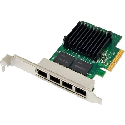 MicroConnect MC-PCIE-I350-QUAD1G PCIe Nettverkskort - 4 Porter Gigabit Ethernet MicroConnect MC-PCIE-I350-QUAD1G PCIe Nettverkskort - 4 Porter Gigabit Ethernet