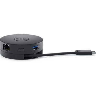 Dell DA300 USB-C Portable Dock - 4K Support - Black Dell DA300 USB-C Portable Dock - 4K Support - Black