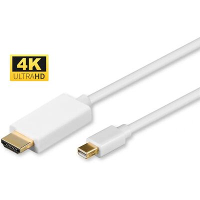 MicroConnect MDPHDMI2-4K Adaptateur Mini DisplayPort vers HDMI 2 m - Publicité MicroConnect MDPHDMI2-4K Adaptateur Mini DisplayPort vers HDMI 2 m - Publicité