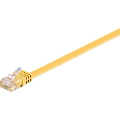 MicroConnect V-UTP601Y-FLAT 1m Netzwerkkabel Cat6 U/UTP Gelb MicroConnect V-UTP601Y-FLAT 1m Netzwerkkabel Cat6 U/UTP Gelb