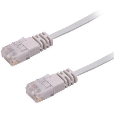 MicroConnect 1m Grau Flaches Cat6 Netzwerkkabel MicroConnect 1m Grau Flaches Cat6 Netzwerkkabel