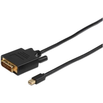 MicroConnect Mini DisplayPort vers DVI-D 2m Adaptateur - Noir - Publicité MicroConnect Mini DisplayPort vers DVI-D 2m Adaptateur - Noir - Publicité