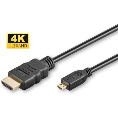 Microconnect HDMI-kabel - 4K 5M - Svart Microconnect HDMI-kabel - 4K 5M - Svart