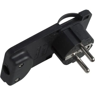 MicroConnect Schuko Winkelstecker - Schwarz MicroConnect Schuko Winkelstecker - Schwarz