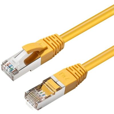 Câble réseau MicroConnect 1,5m Jaune Cat6a S/FTP - Intérieur - Publicité Câble réseau MicroConnect 1,5m Jaune Cat6a S/FTP - Intérieur - Publicité
